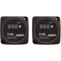 Woosien - 2set Digital Display Langlebig Dual Batterie Lsolator 12v 140a Spannung Empfindliche Split Lade Relais Fo