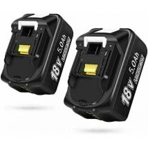 Libatter 18V 5.0Ah Li-ION Ersatzakku f ̈¹r Makita 18V BL1860 BL1850 BL1840 BL1830 BL1820 BL1815 BL1820B BL1815B mit LED-Anzeige