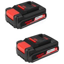 2Stücke 3.0Ah Ersatz für Einhell Akku,für x Change 18V Akku 3.0Ah mit Intelligentem Indikator und 6 Sicherheitssysteme Kompatibel mit Allen 18V und