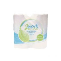 2 Ply Recycled Toilet Roll - KF03809 - 2work