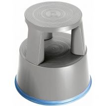 Plastic Step Stool Light Gry - 2W04997 - 2work