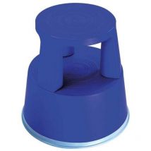 Plastic Step Stool Blue - 2W05000 - 2work