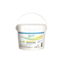 Virucidal Surface Wipes Pk400 - 2W07536 - 2work