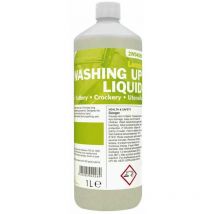 Washing Up Liquid Lemon 1L 401 - 2W04589 - 2work