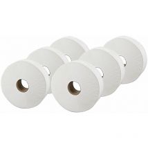 2Ply White Jumbo 410Mx92Mm Pk6 - 2W70203 - 2work