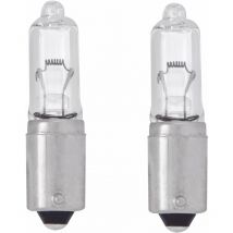 2x ampoule 12V 21W BAY9S transparent auto moto scooter universel éclairage lumière
