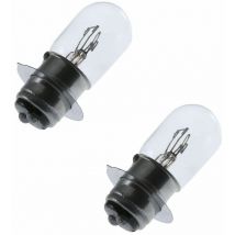 2x ampoule 12V 35/35W PX15d P15d-25-1 T19 double filament phare moto tracteur