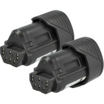 Vhbw - 2x Batterie compatible avec aeg bsb 12C, BSS12C, bss 12C, bts 12C, BWS12, bws 12C outil électrique (1500 mAh, Li-ion, 12 v)