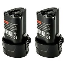 Powerwings - 2X Battterie pour Makita BL1013 10,8 v 1500 mAh Li-thium pour Makita Batterie BL1014 BL1015 194550-6 194551-4 195332-9 DF030D DF330D