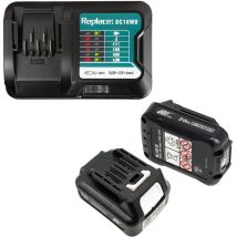 2x Bl1021b Akku 12v 2,0ah Mit Ladegerät Dc10wd, Für 12v 10,8v Makita Akku Bl1021b Bl1041b 197339-1 Bl1040b Bl1015/ Für Makita Td110d Hr140dz Df333dz
