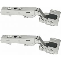 Cyclingcolors - 2x Charnière Metalla 310 sm 110° pose en applique avec amortisseur sans embase, perçage 48/6mm