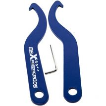 Maxpeedingrods - Steel Spanner Tool Wrench Wrenches Coilover Adjustment (2pcs) Powder Coated