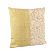 2x Coussin Larissa jaune 60x60