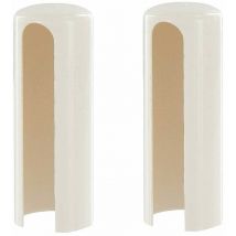 2x Couvre gond cache paumelle pour fenêtre porte portail en plastique Cache Charnière Capuchon Protection Tube Meuble Douille Décorative Fiche