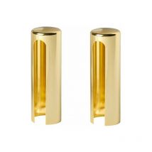 2x Couvre gond cache paumelle pour fenêtre porte portail en plastique Cache Charnière Capuchon Protection Tube Meuble Douille Décorative Fiche