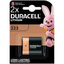 2x Duracell CR-P2 DL223 Lithium Batterie 6V 1,4Ah