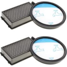 Litzee - 2x Ensemble de filtres d'aspirateur Hepa pour aspirateurs Rowenta Compact Power Cyclonic tels que RO3731EA, RO3724EA, RO3753EA, RO3786EA,
