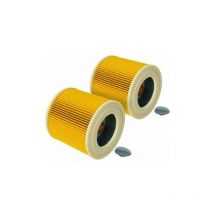 Mowze - Lot of 2 filtre à cartouches pour aspirateur compatible avec Kärcher wd 2.200, wd 2500 m, wd 3.200, wd 3.300 m, wd 3.500 p
