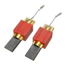2x Kohlebürsten für Miele w 643 w 647 w 660 w 664 w 665 w 667 w 668 w 674 w 675 w 677 w 678 w 679 w 684 w 685 w 687 w 688 w 690 w 693 w 695 Motorkohle