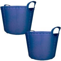 Sp Berner 2 x Life Story Panier Craft, Medium 25 l, Light Violet - Beige