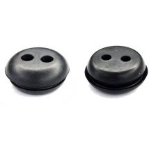 2x Passe cloison universel pour durite passage Ø5mm en caoutchouc noir Gaine Câble Tuyau Flexible Tondeuse Tracteur Débroussailleuse Bouchon