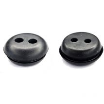 2x Passe cloison universel pour durite passage Ø5mm en caoutchouc noir Gaine Câble Tuyau Flexible Tondeuse Tracteur Débroussailleuse Bouchon