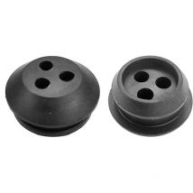 2x Passe cloison universel pour durite passage Ø5mm en caoutchouc noir Gaine Câble Tuyau Flexible Tondeuse Tracteur Débroussailleuse Bouchon