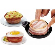 Coppia stampo tortine sformatini formine per pancetta ciotole stampo per bacon