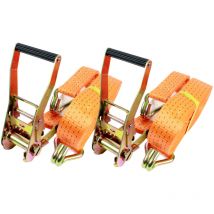 2x Spanngurte mit Ratsche Zurrgurt 2-tlg 6m 5t 5to 5000kg tüv/gs