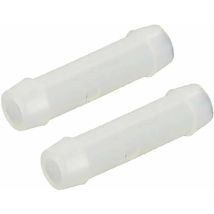 2x Raccord de tuyau droit en I Connecteur Jonction Adaptateur Durite Tube Pulvérisation Tondeuse Tracteur Universel, diamètre embouts 3mm