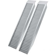 2x Rampe de chargement Moto ATV Aluminium Rail d'accès 161cm Longueur jusqu'à 4050kg
