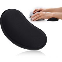 2X Repose-Poignet pour Souris, Repose-Poignet Ergonomique pour Souris avec Mousse à Mémoire, Tapis en Caoutchouc pour Souris pour Soulager le