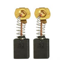 Trade-shop - 2x Schleifkohle 6mm x 13mm Kohlebürsten Motorkohlen 6 x 13 mm für Elektro-Werkzeug Bohrmaschine, Fräse, Hobel, Kettensäge,
