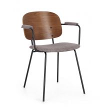 2x Silla gris 57x60x80h en tejido