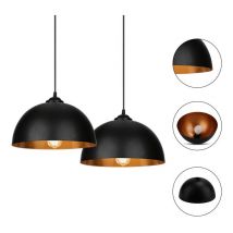 2x Suspension Luminaire led Suspension Lampe de plafond Lampe de plafond Suspension industrielle Éclairage