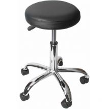 HHG - Tabouret pour cabinet médical Windhoek, simili-cuir, noir