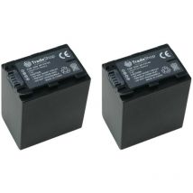 2x Trade-shop Kamera Li-Ion Akku für Sony DCR-SR45 DCR-SR47E DCR-SR65 DCR-SR82C DCR-SR85 DCR-SR220 DCR-SR220D DCR-SR290E DCR-SR300C HDR-SR5C