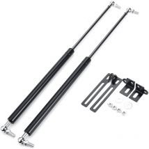 Insma - 2er-Pack Gasdruckfedern mit Halterung Haube Kofferraum Heckklappe für Auto Boot Wohnwagen für Nissan Qashqai J10 2008 2009 2010-2013