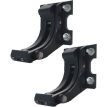 Hegele - 2er-Set Wandhalterung für Markise HHG-432, H123, Wandkonsole Wandmontage Adapter anthrazit
