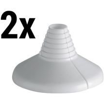 REMER Universalrosette 10-22mm 2 Stück Durchmesser 57mm Höhe 33mm Material Kunststoff