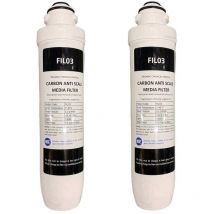Buyaparcel - 2x Water Filter 10'' Cartidge Water Filter Cartridge 3 in 1 Boiling Hot Water Tap