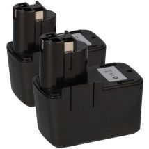 2x XCell Werkzeugakku für Bosch Ni-Mh 7,2V 2000mAh