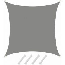 Amanka - 2x2 Voile d'Ombrage Etanche Toile Ombrage Carrée Voile Rectangle Toile Pergola
