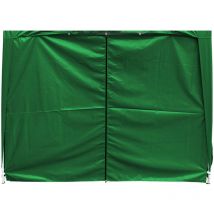 2x2M Pop Up Gazebo Side Panel Wall Only,1 Piece Green with Zipper