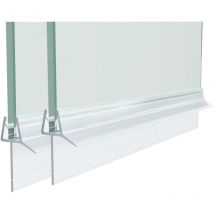 Boromal - 2x80cm Duschtür Dichtung Duschdichtung 5mm für Duschtüren Badewanne Transparent Dusche Glastür Wasserabweisende Duschdichtungen
