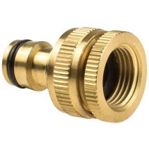 Anschluss an 1/2' oder 3/4' Gartenhahn Messing Cellfast