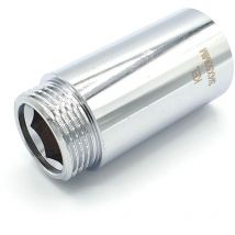 50mm de long 3/4' (22mm) de filetage femelle x en laiton chromé mâle