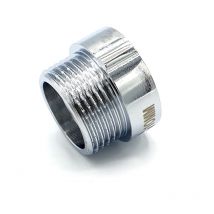 Invena - 10mm de long 3/4' (22mm) de filetage femelle x en laiton chromé mâle