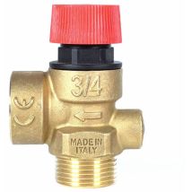 Soupape chauffage central – 3/4" BSP mâle – Pression max 10 bar – UNIVAL