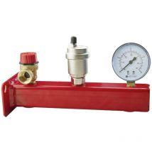 Ottone - 3/4' Safety Group Bar Boiler Heater up to 50kW Valve Vent Manometer 3 Bar